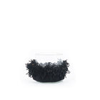 The Oh My Gee Candle Holder - Black Velvet - S in velvet — handmade luxury tea light holder curated by Laiyahome