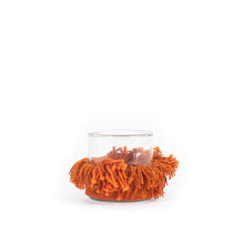 The Oh My Gee Candle Holder - Rust Velvet - S in velvet — handmade luxury tea light holder curated by Laiyahome