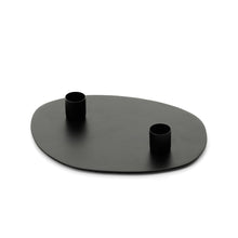 The Glowpad Candle Holder - Black - M in brass — handmade luxury bowl curated by Laiyahome