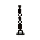 The Totemo Candle Holder - Black - L – brass shoulder bag in black – product view 1