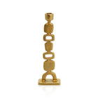 The Totemo Candle Holder - Gold - M – brass shoulder bag in gold – product view 1