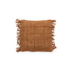The Oh My Gee Cushion Cover - Brown - 40x40 in cotton — handmade luxury cushion cover curated by Laiyahome