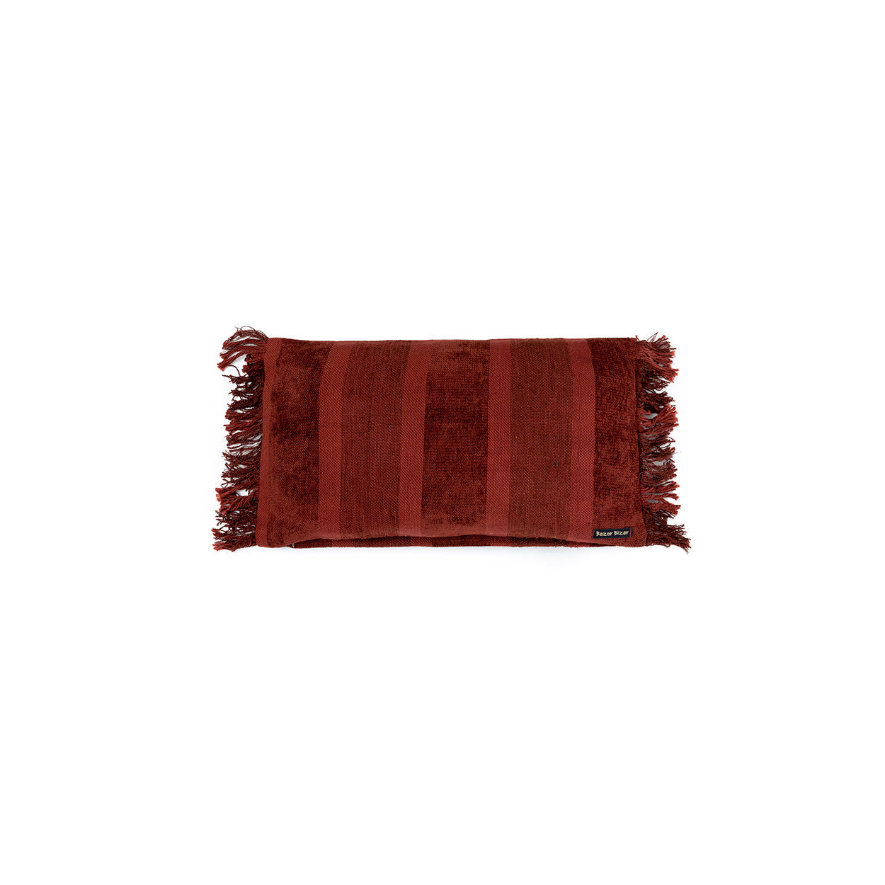 The Oh My Gee Cushion Cover - Burgundy Velvet - 30x50 in velvet — handmade luxury cushion cover curated by Laiyahome