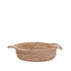 The Raffia Basket Trays - Natural - L in raffia — handmade luxury storage basket curated by Laiyahome
