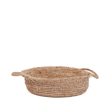 The Raffia Basket Trays - Natural - L in raffia — handmade luxury storage basket curated by Laiyahome
