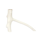 The Triple Twig Candle Holder - White – wood tea light holder in white – product view 1