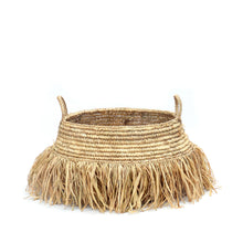 The Raffia Deluxe Baskets - Natural - Large in raffia — handmade luxury storage basket curated by Laiyahome