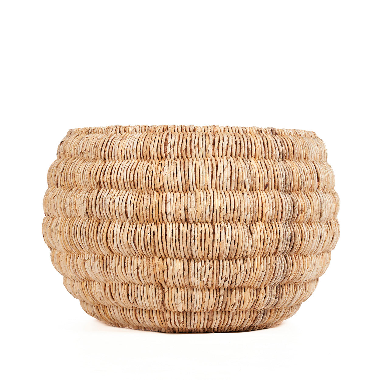 The Tatum Basket - Natural in palm leaf — handmade luxury storage basket curated by Laiyahome