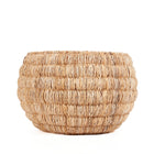 The Tatum Basket - Natural in palm leaf — handmade luxury storage basket curated by Laiyahome