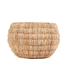 The Tatum Basket - Natural in palm leaf — handmade luxury storage basket curated by Laiyahome