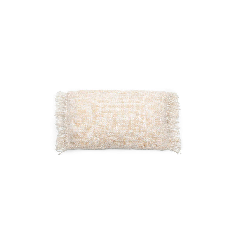 The Oh My Gee Cushion Cover - Cream - 30x50 in cotton — handmade luxury cushion cover curated by Laiyahome