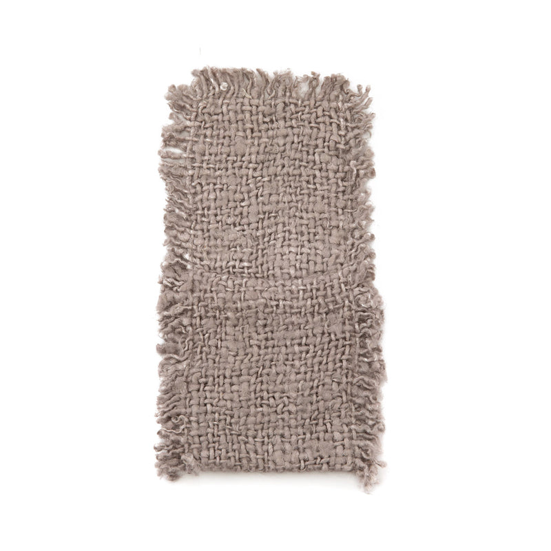 The Oh My Gee Cutlery Holder - Pearl Grey in cotton — handmade luxury knife rest curated by Laiyahome