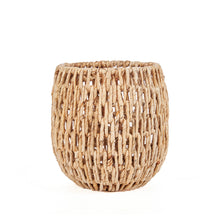 The Louh Louh Basket - Natural - L in palm leaf — handmade luxury storage basket curated by Laiyahome