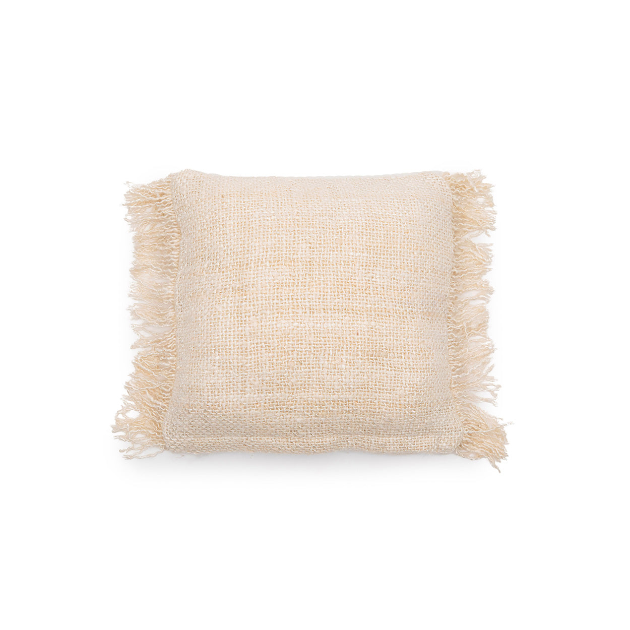 The Oh My Gee Cushion Cover - Cream - 40x40 in cotton — handmade luxury cushion cover curated by Laiyahome