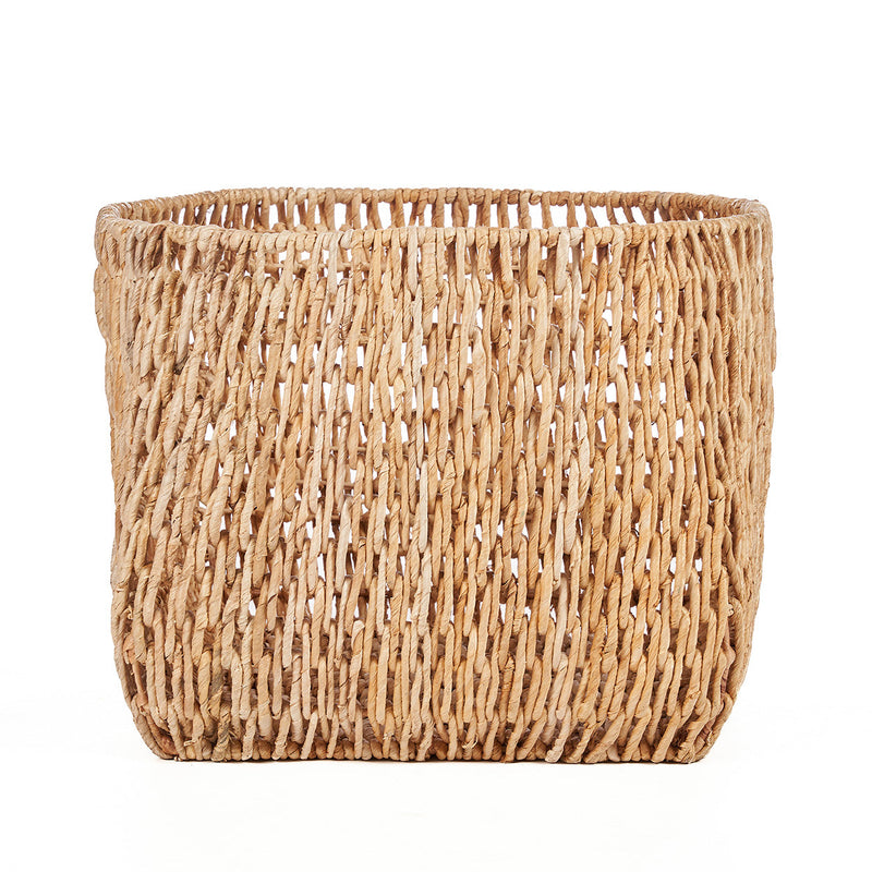 The Louh Louh Basket - Natural - XL in palm leaf — handmade luxury storage basket curated by Laiyahome