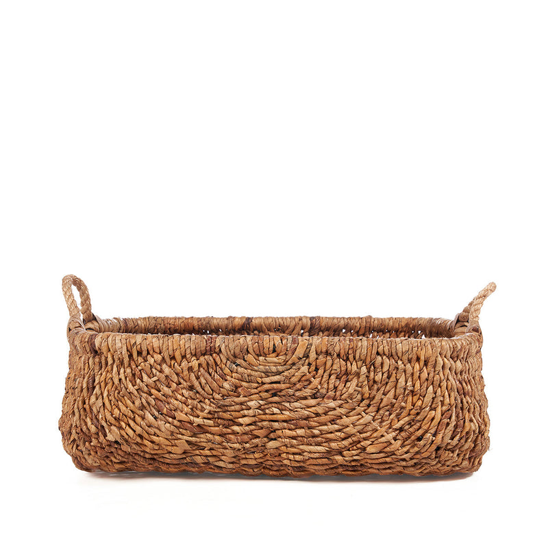 The Rayah Basket - Natural in palm leaf — handmade luxury storage basket curated by Laiyahome