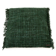 The Oh My Gee Cushion Cover - Forest Green - 60x60 in cotton — handmade luxury cushion cover curated by Laiyahome