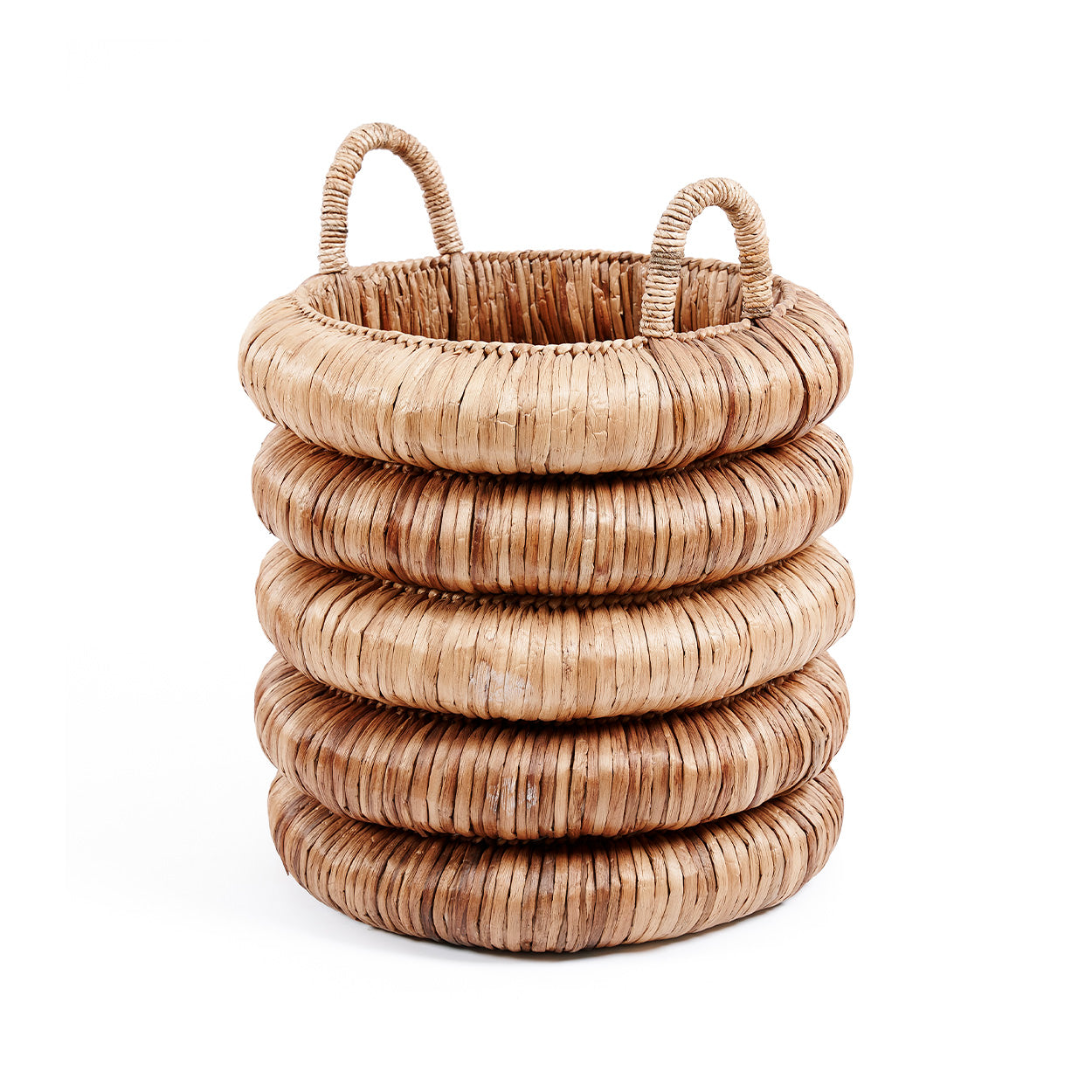 The Chunky Basket in seagrass — handmade luxury storage basket curated by Laiyahome