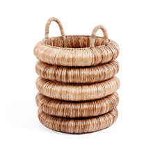 The Chunky Basket in seagrass — handmade luxury storage basket curated by Laiyahome