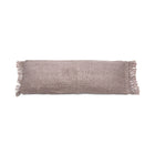 The Oh My Gee Cushion Cover - Pearl Grey - 35x100 in cotton — handmade luxury cushion cover curated by Laiyahome