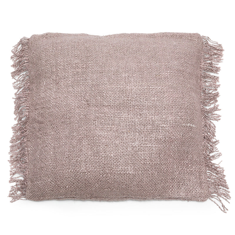 The Oh My Gee Cushion Cover - Pearl Grey - 60x60 in cotton — handmade luxury cushion cover curated by Laiyahome