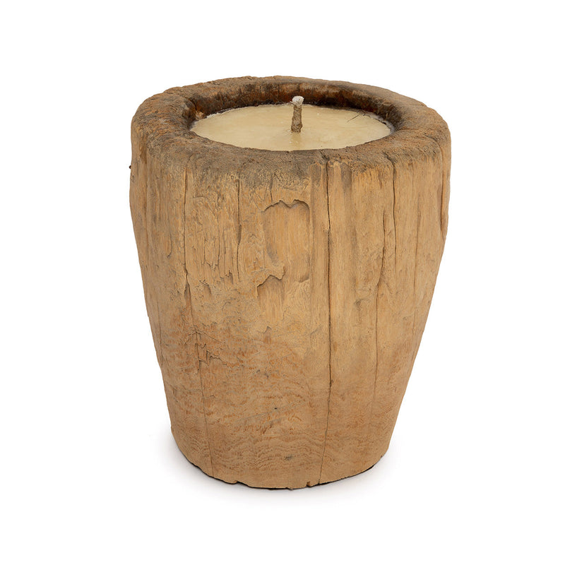 The Candle Trunk - Natural in wood — handmade luxury tea light holder curated by Laiyahome