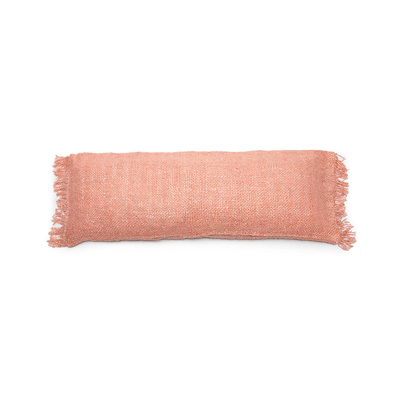 The Oh My Gee Cushion Cover - Salmon Pink - 35x100 in cotton — handmade luxury cushion cover curated by Laiyahome