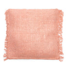 The Oh My Gee Cushion Cover - Salmon Pink - 60x60 in cotton — handmade luxury cushion cover curated by Laiyahome