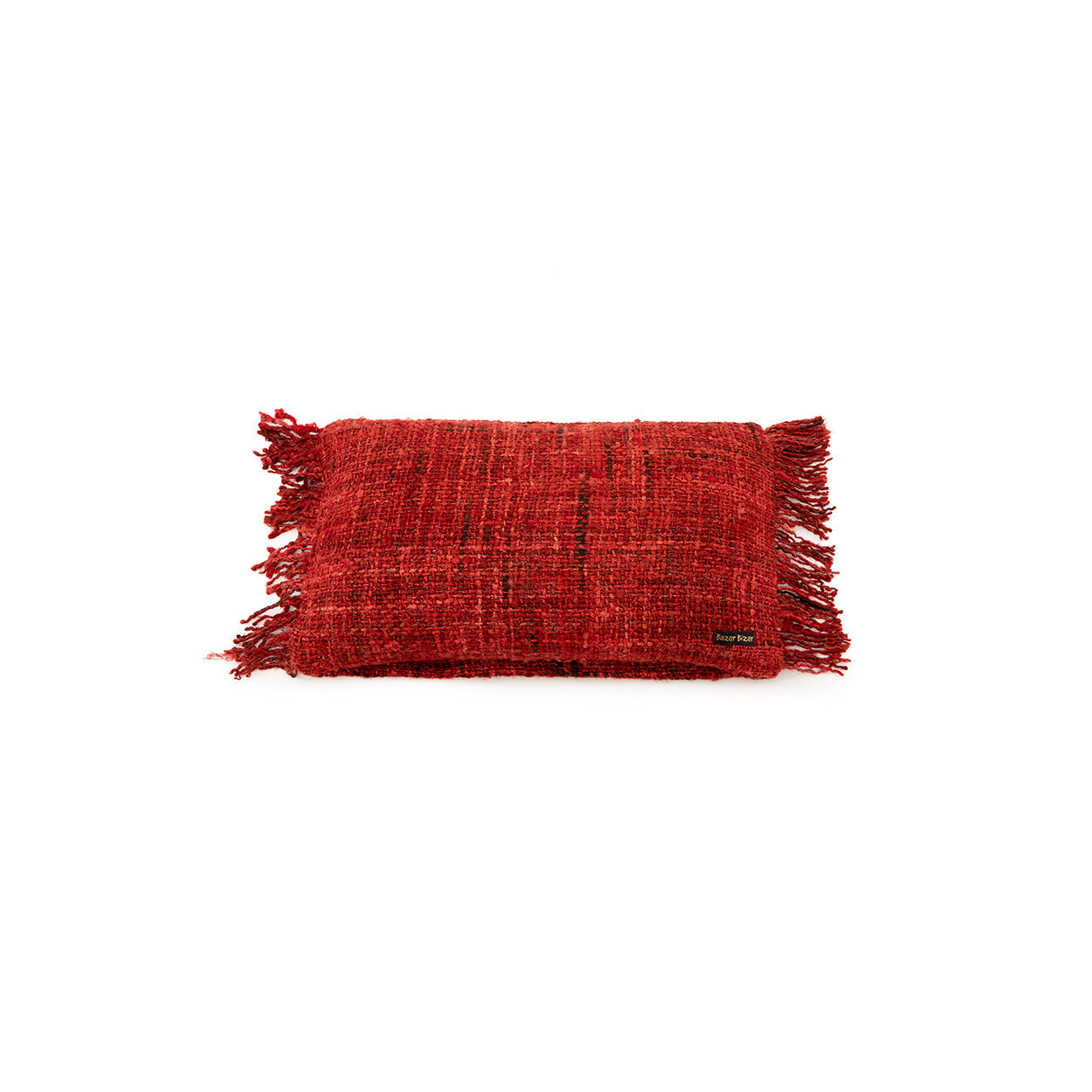 The Oh My Gee Cushion Cover - Cherry Red - 30x50 in cotton — handmade luxury cushion cover curated by Laiyahome