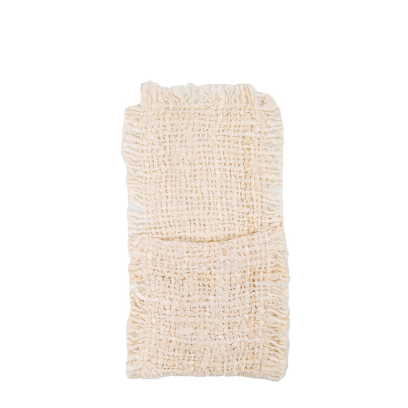 The Oh My Gee Cutlery Holder - Cream in cotton — handmade luxury knife rest curated by Laiyahome