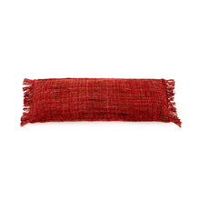 The Oh My Gee Cushion Cover - Cherry Red - 35x100 in cotton — handmade luxury cushion cover curated by Laiyahome