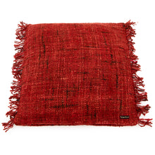 The Oh My Gee Cushion Cover - Cherry Red - 60x60 in cotton — handmade luxury cushion cover curated by Laiyahome