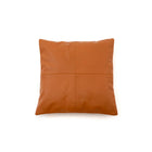 The Four Panel Leather Cushion Cover - Camel - 40x40 in leather — handmade luxury cushion cover curated by Laiyahome