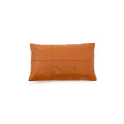 The Six Panel Leather Cushion Cover - Camel - 30x50 in leather — handmade luxury cushion cover curated by Laiyahome