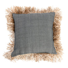 The Cotton Bonita Cushion Cover - Natural Black - 60x60 in cotton — handmade luxury cushion cover curated by Laiyahome