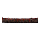 The Oh My Gee Doorstop - Black Orange in cotton — handmade luxury door stopper curated by Laiyahome