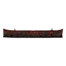 The Oh My Gee Doorstop - Black Orange in cotton — handmade luxury door stopper curated by Laiyahome
