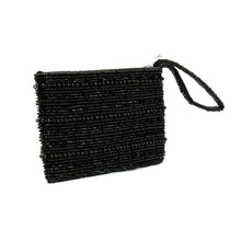 The Black Beaded Wallet in plastic — handmade luxury wallet curated by Laiyahome