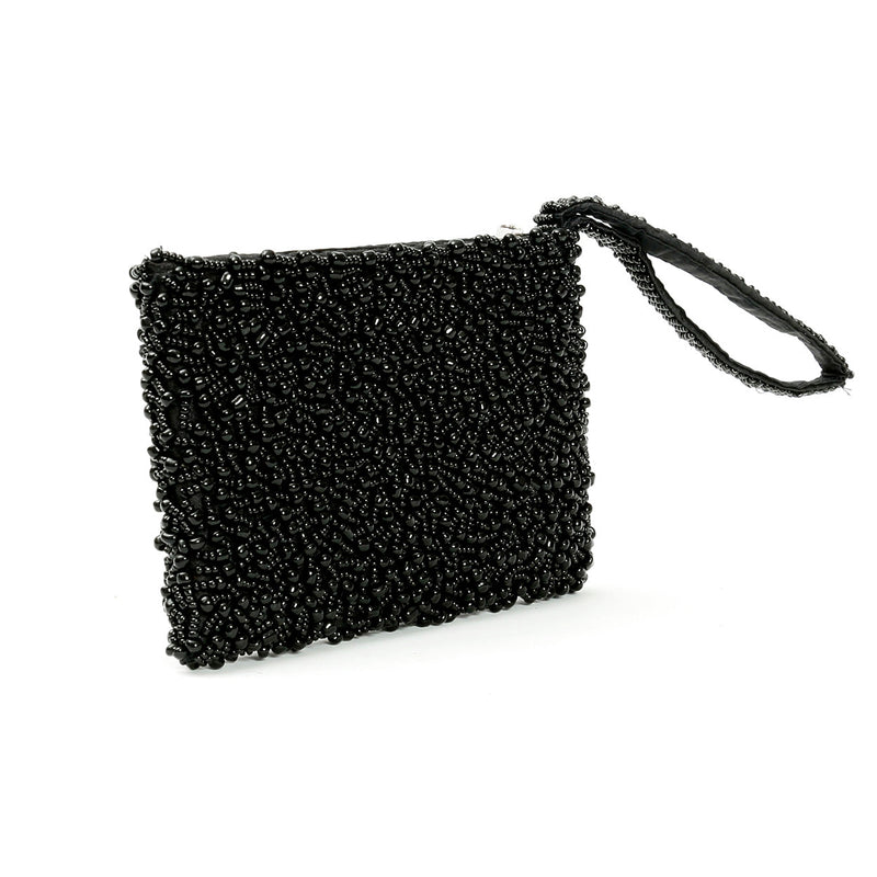 The Black Pearl Wallet in plastic — handmade luxury wallet curated by Laiyahome