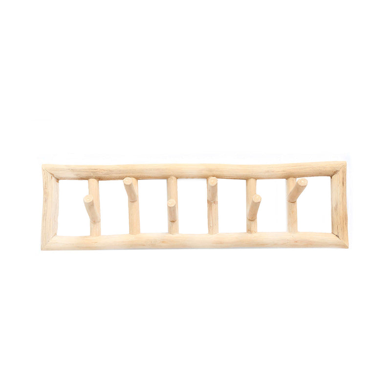 The Island Cloth Hanger - Natural in wood — handmade luxury clothing hanger curated by Laiyahome