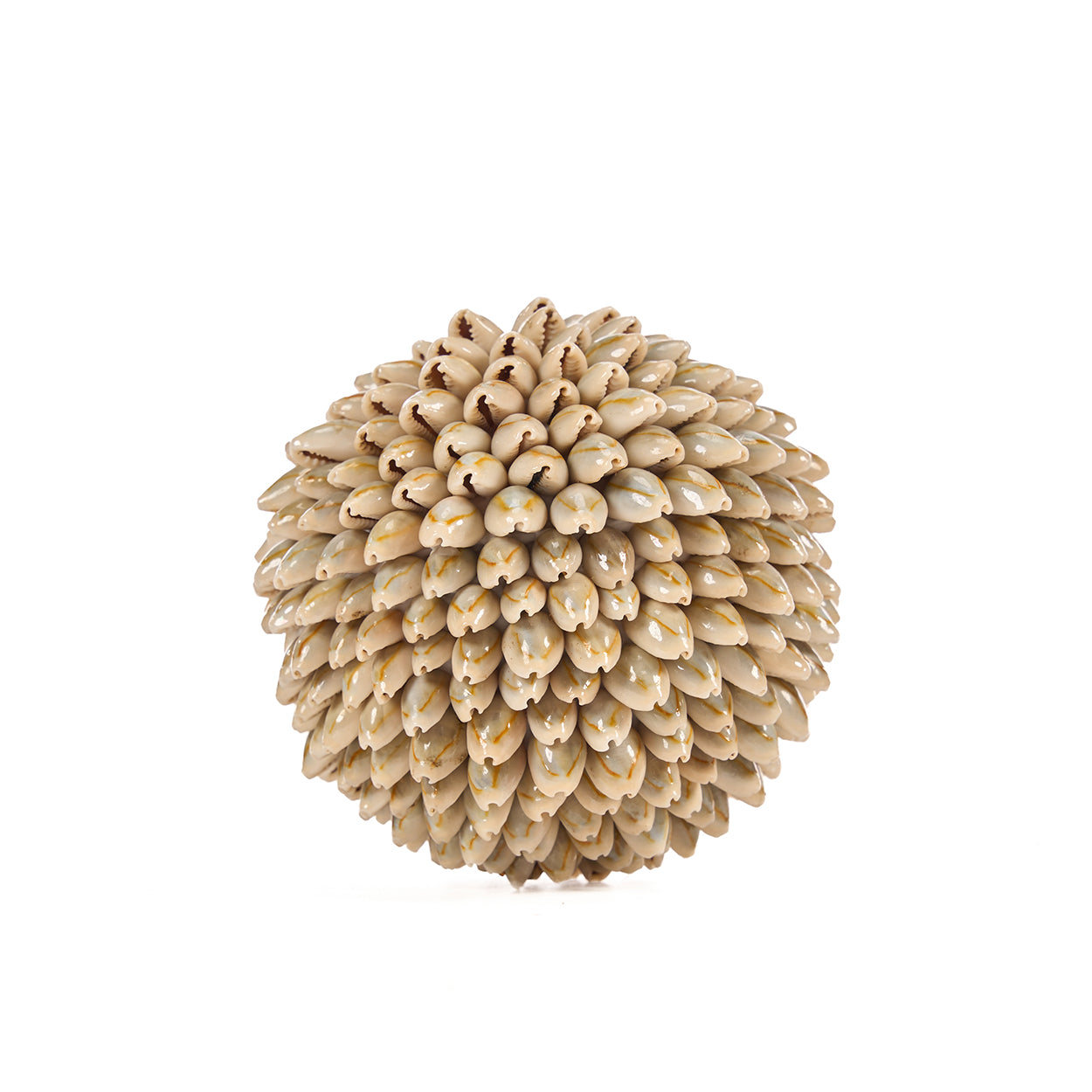 The Oluolu Shell Ball - M in shell — handmade luxury decorative object curated by Laiyahome