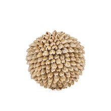 The Oluolu Shell Ball - M in shell — handmade luxury decorative object curated by Laiyahome