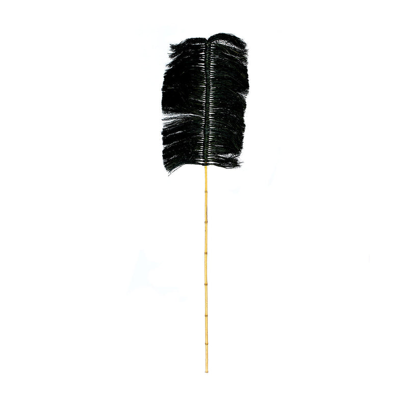 The Raffia Palmeira - Black in raffia — handmade luxury standing decoration curated by Laiyahome