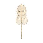 The Rattan Monstera - Natural in rattan — handmade luxury standing decoration curated by Laiyahome