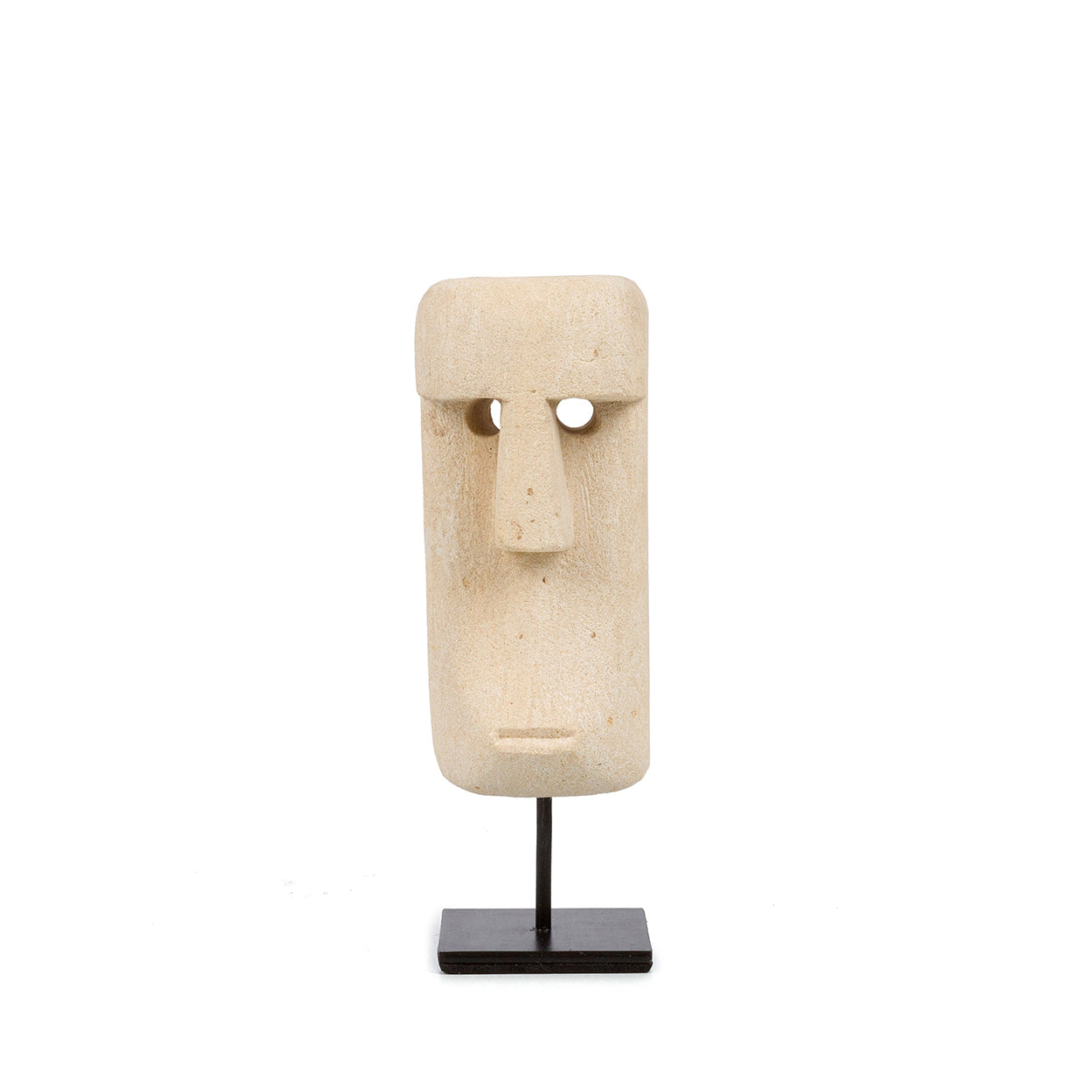 The Sumba Stone #20 on Stand in stone — handmade luxury standing decoration curated by Laiyahome