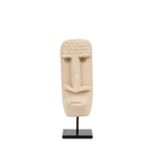 The Sumba Stone #21 on Stand in stone — handmade luxury standing decoration curated by Laiyahome