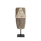 The Sumba Stone #32 on Stand in stone — handmade luxury standing decoration curated by Laiyahome
