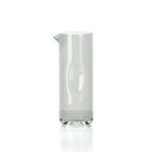 The Grip Pitcher - Smoky Grey in glass — handmade luxury jug curated by Laiyahome