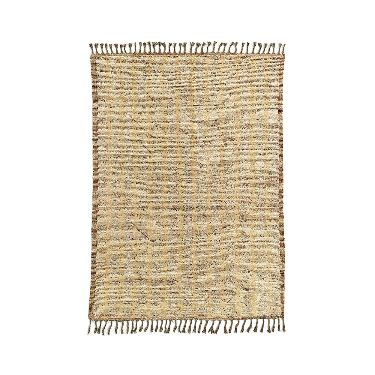 The Handwoven Afghan Rug #1021 in wool — handmade luxury area rug curated by Laiyahome