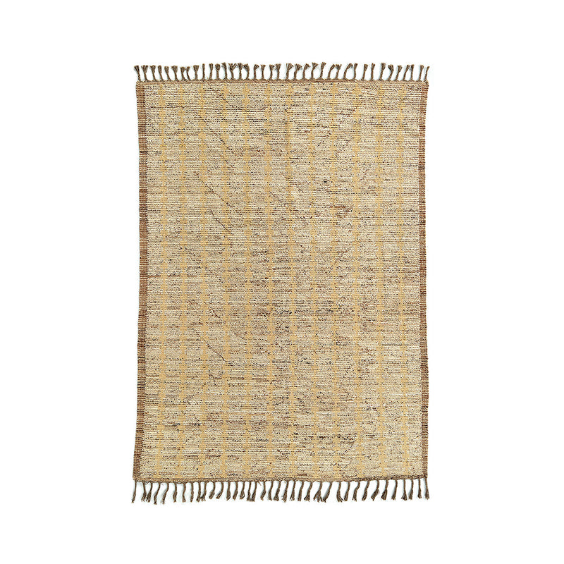 The Handwoven Afghan Rug #1021 in wool — handmade luxury area rug curated by Laiyahome